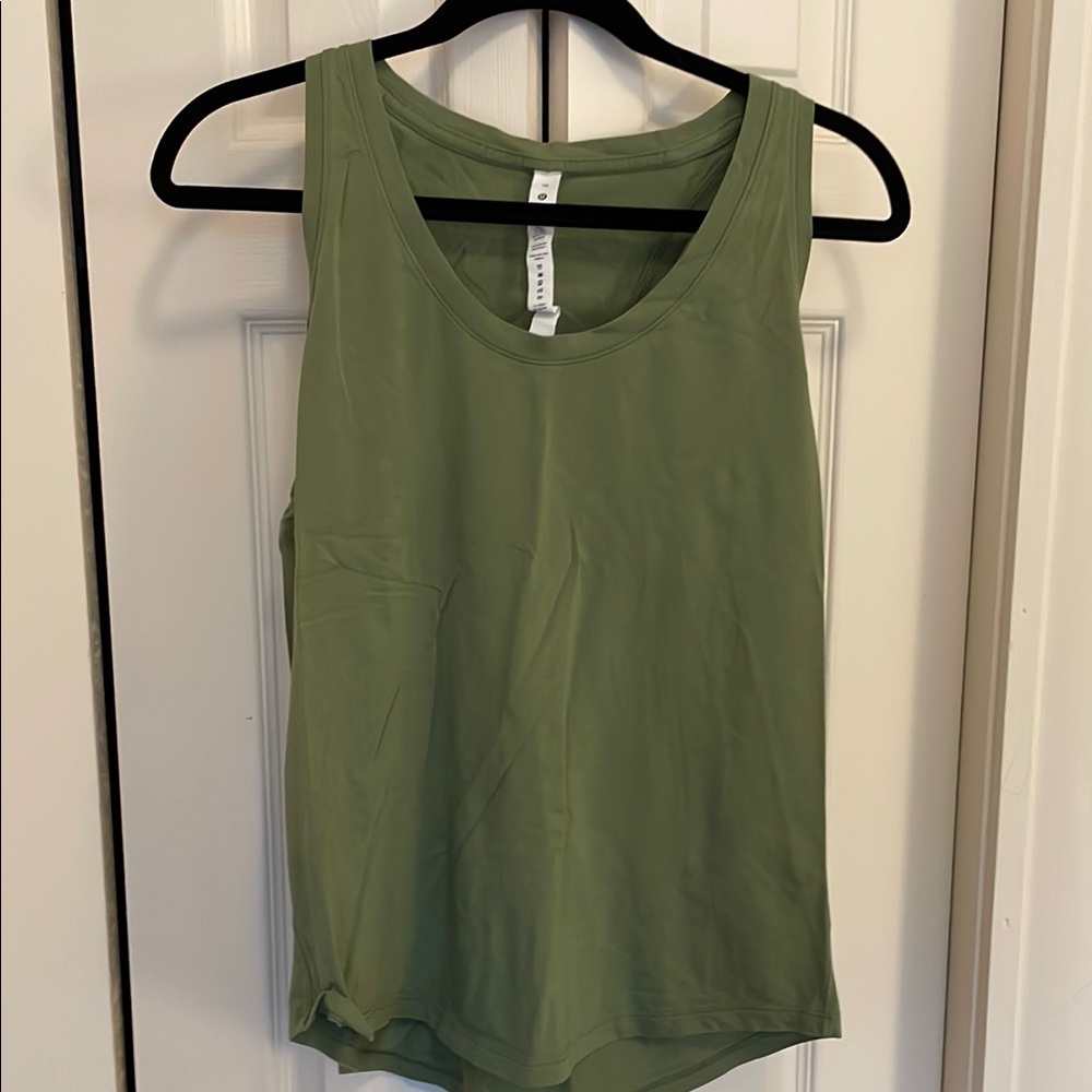 Olive Green Love Tank